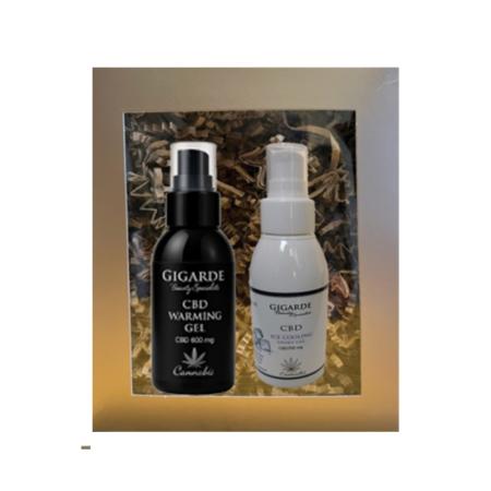 CBD Aktivpflege-Set – veganes Duo mit Cooling & Warming Gel, je 100 ml, 700 mg CBD
