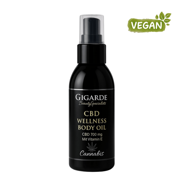 CBD Wellness Body Oil Massage Vitamin E Mandarine