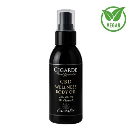 CBD Wellness Body Oil Massage Vitamin E Mandarine